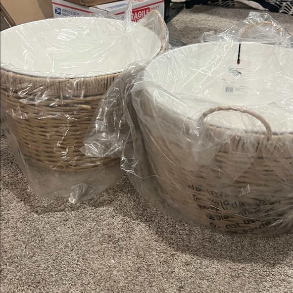 Threshold Large Woven Basket, NWT - Picture 6 of 7